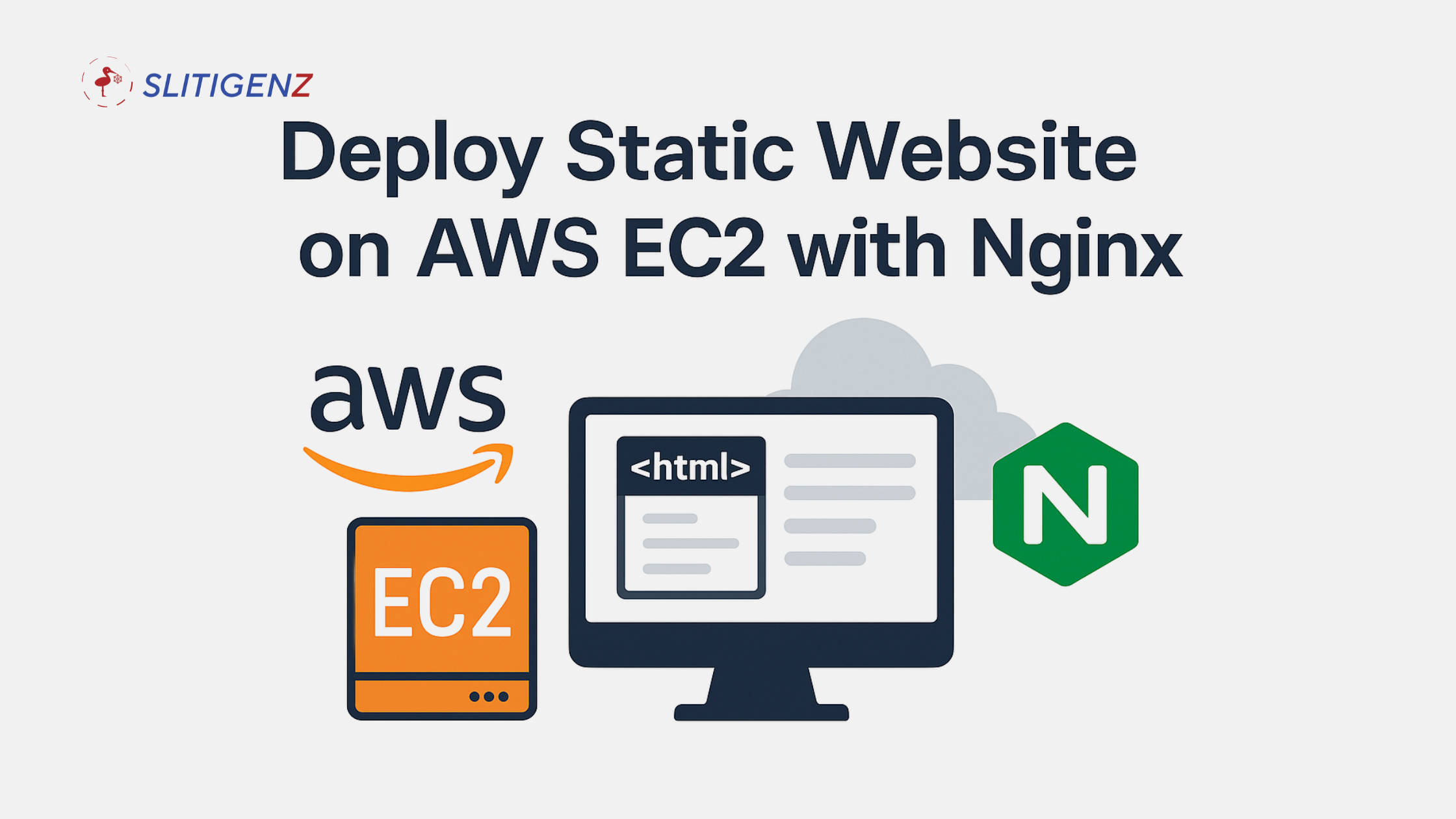 How to deploy a static HTML website on AWS EC2 using Nginx.